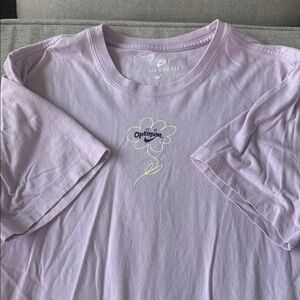 Nike Lavender Graphic 'Optimist' Tee